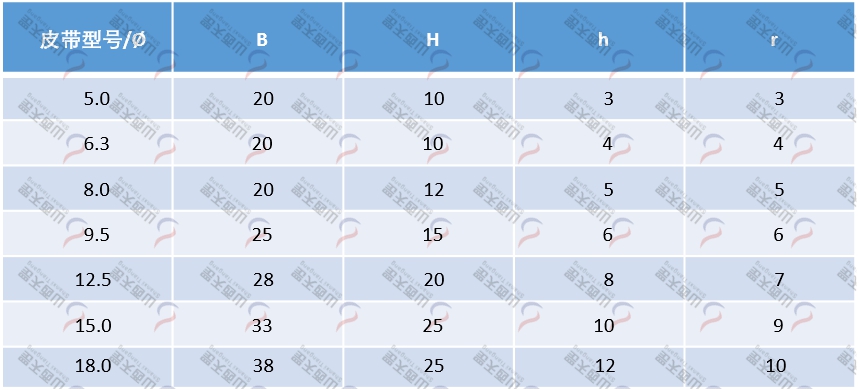 TG-RR RR型皮帶導軌