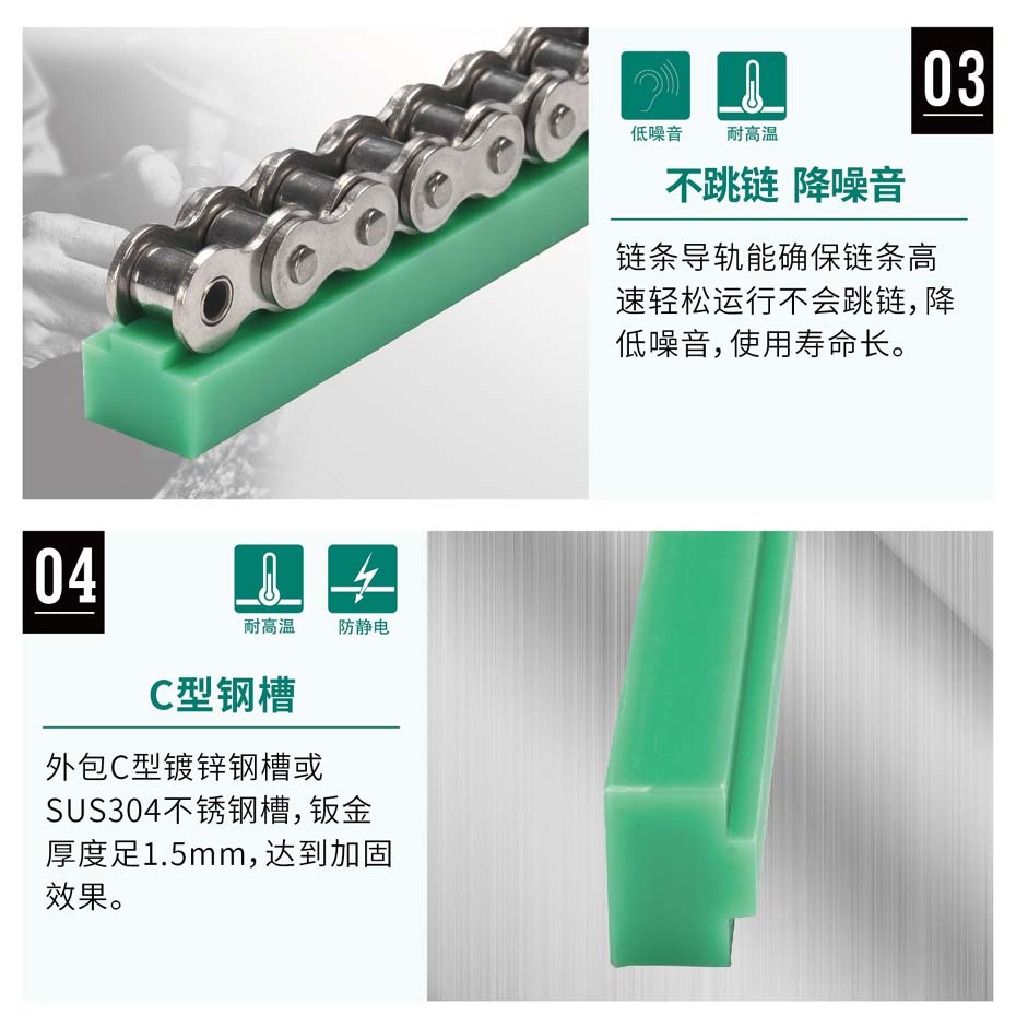 TG-T T型單排鏈條導軌